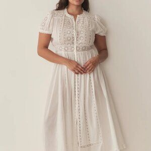 Doen Windsor Dress in Salt